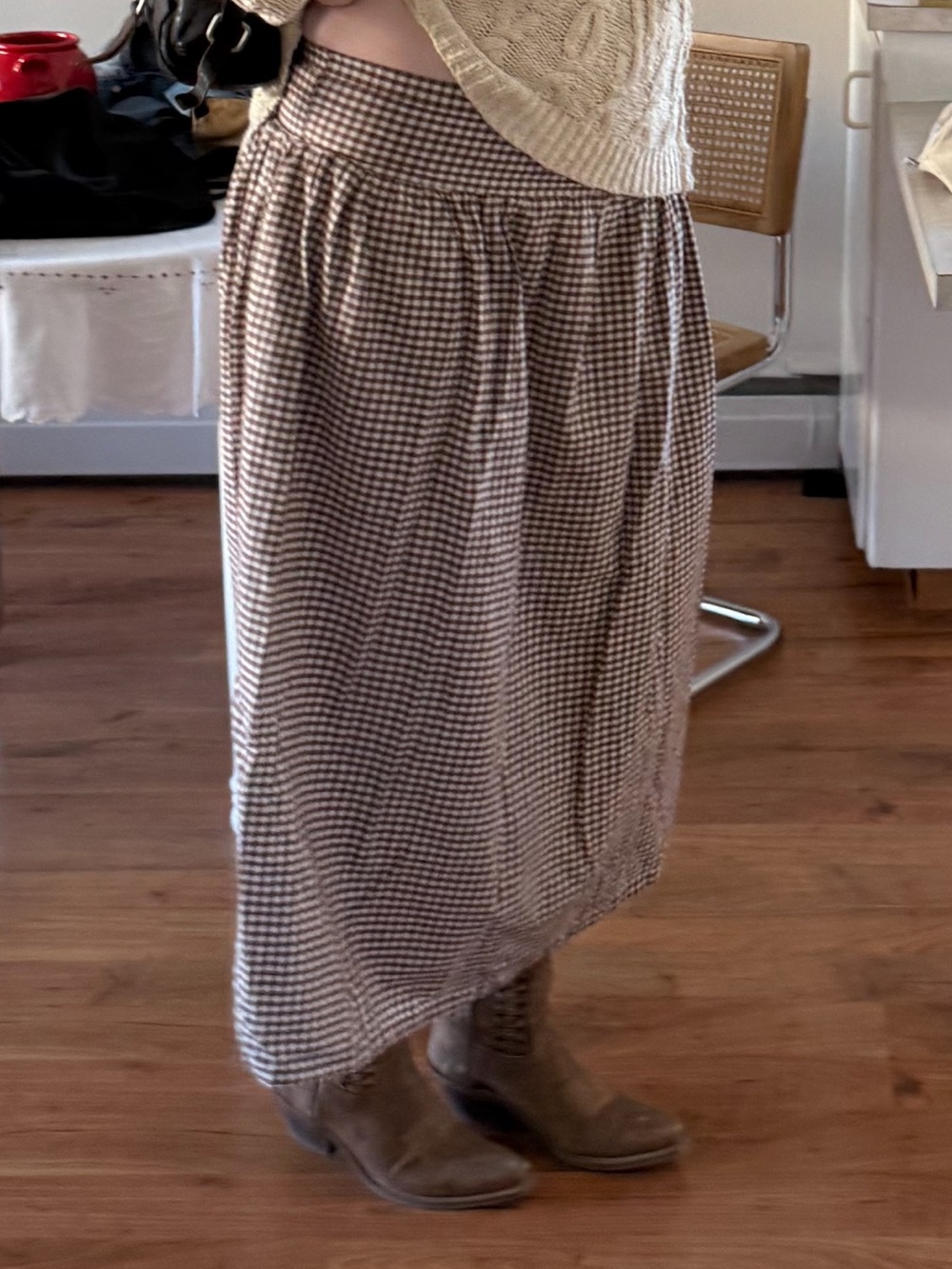 Gingham Soren Skirt